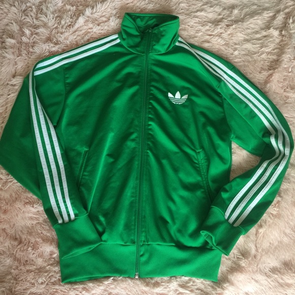 vintage green adidas jacket